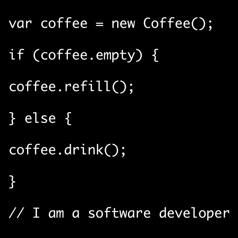 Recharge de café code Javascript