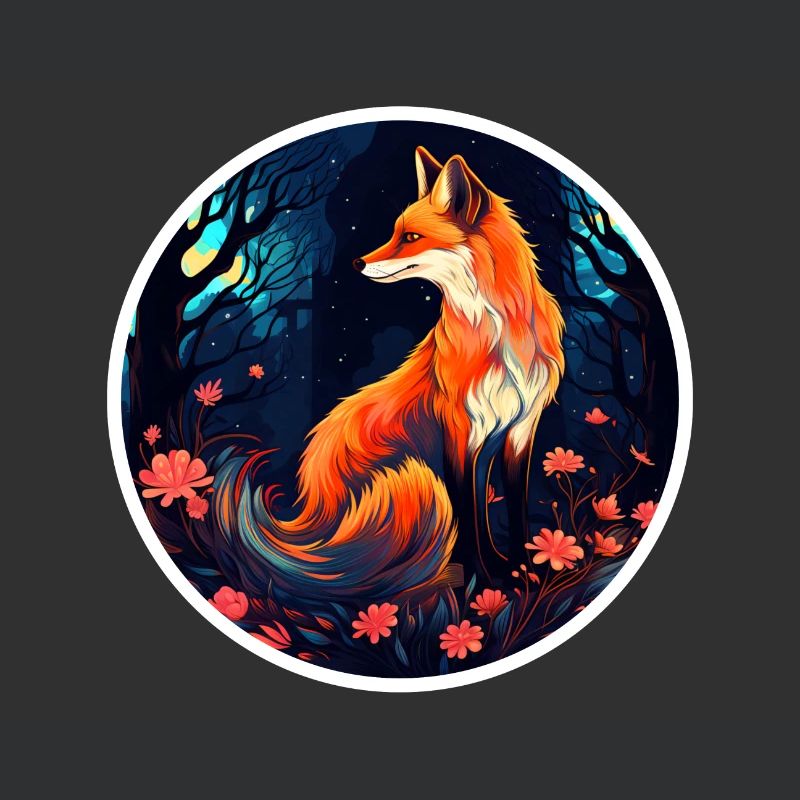 Pack animals: foxes, foxes, forest dwellers, forest animals