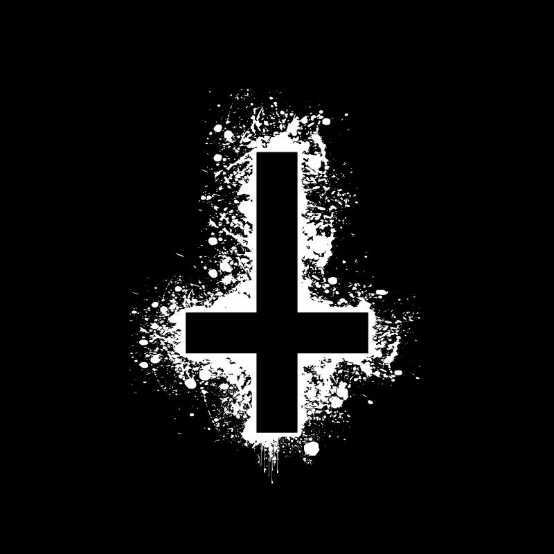 Cross cross black spots blot gift idea
