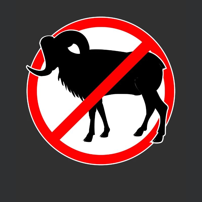 Ziegen oder Mufflons verboten - Ziege