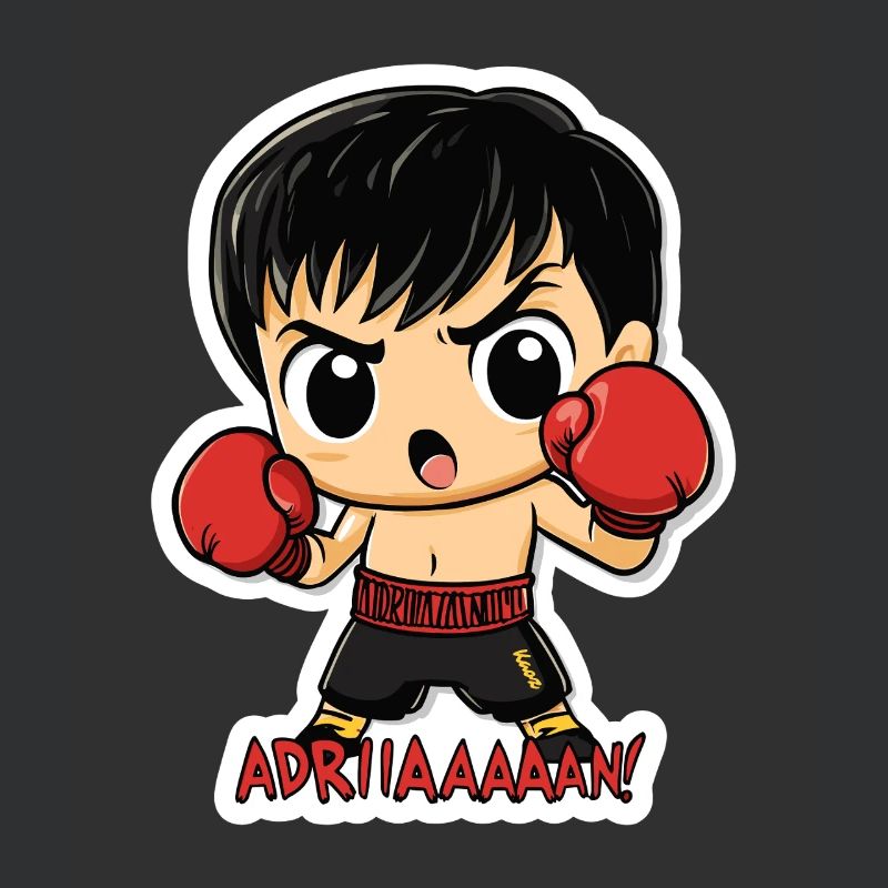 Chibi Boxer – Kampfgeist mit Kultzitat