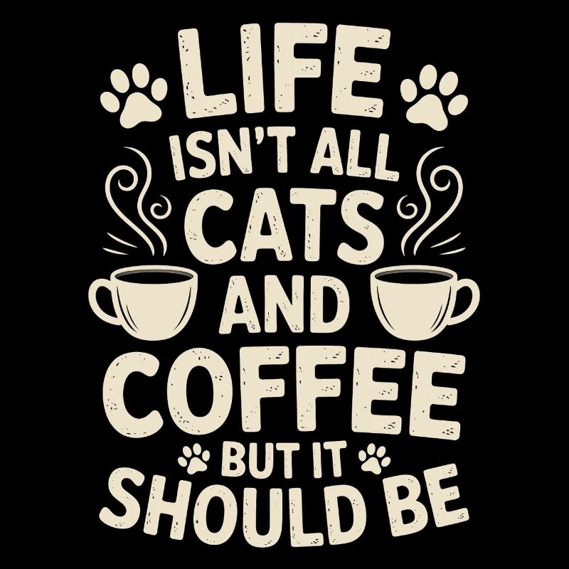Café Dire Chats Drôle Café Cadeau