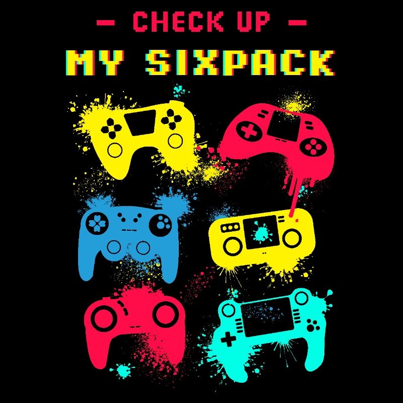 Gamer Gaming Sixpack