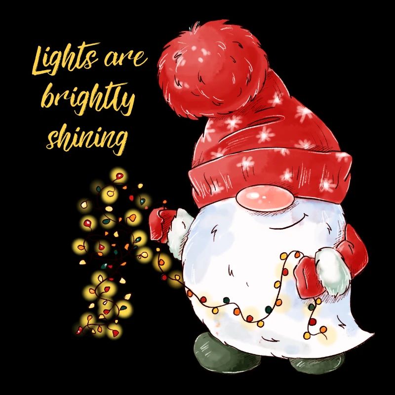 Lights are brightly shining