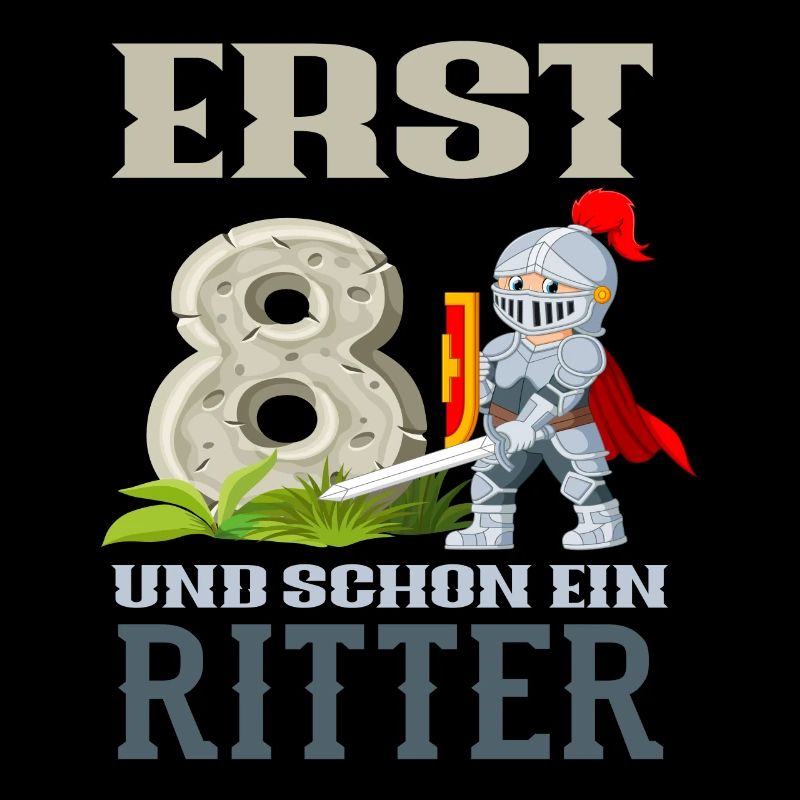 Ritter 8. Geburtstag Jungs Geschenk