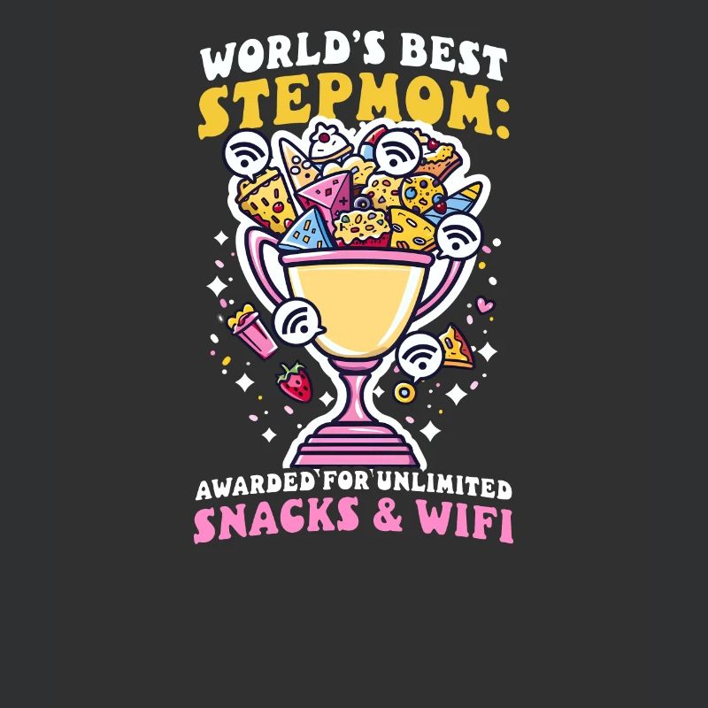 Muttertag Stiefmutter erhält unbegrenzte Snacks WLAN