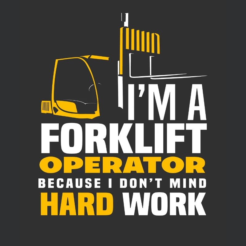 Ich Bin Gabelstaplerfahrer Weil Ich Harte Arbeit