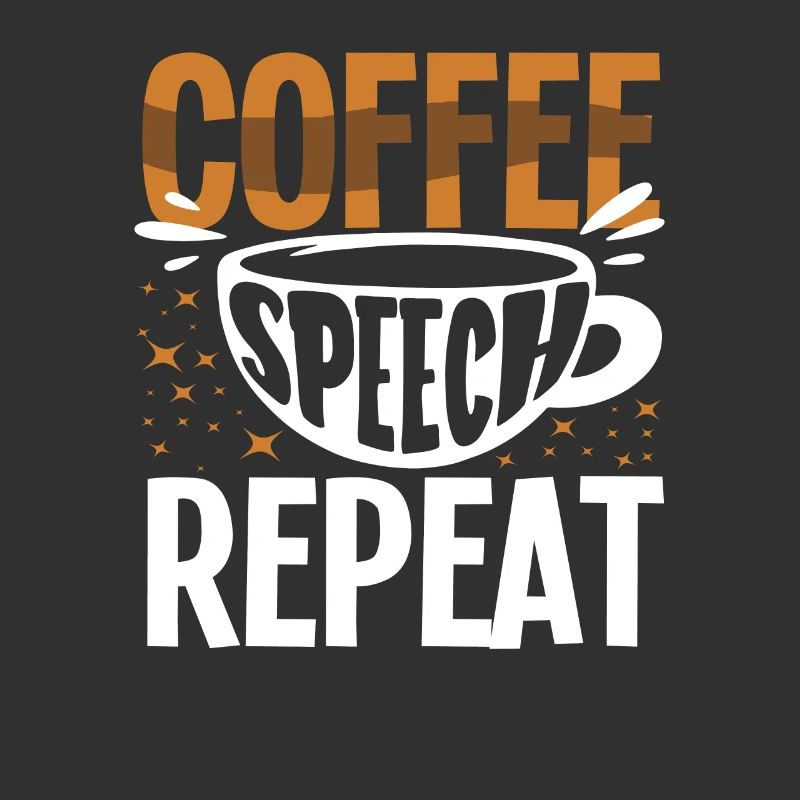 Café Discours Répéter Drôle Dicton