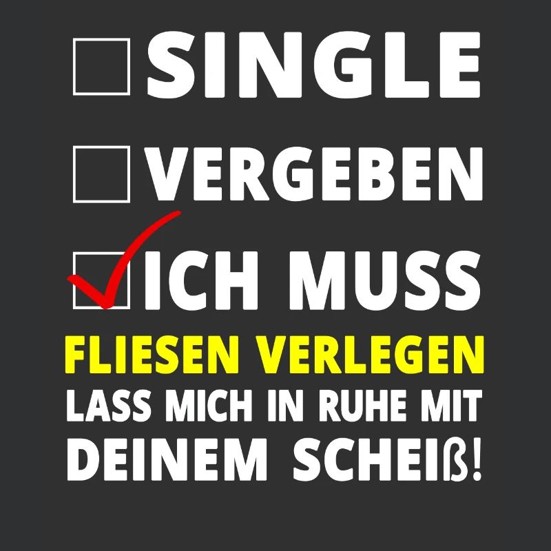 Fliesenleger Spruch Geschenk