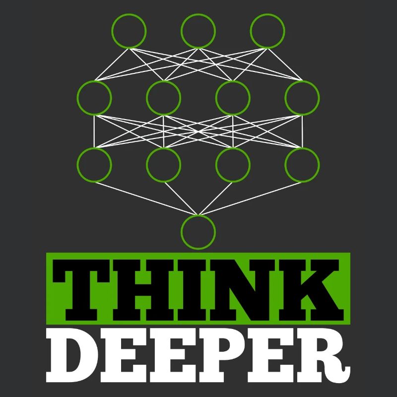 Künstliche Intelligenz think deeper Geschenk