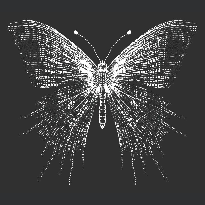 Papillon en code Ascii