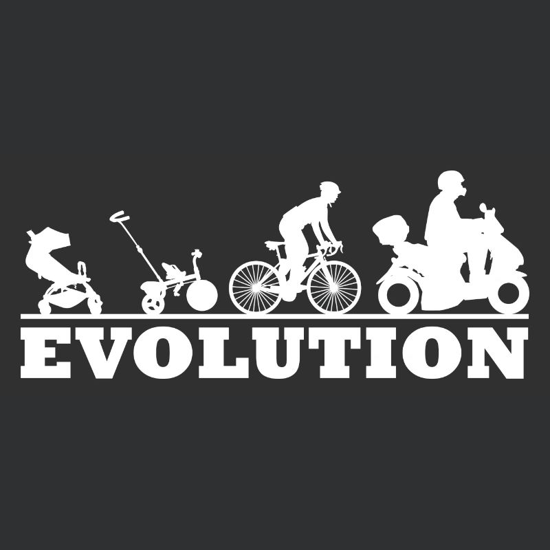 Motorroller Rollerfahrer - Evolution