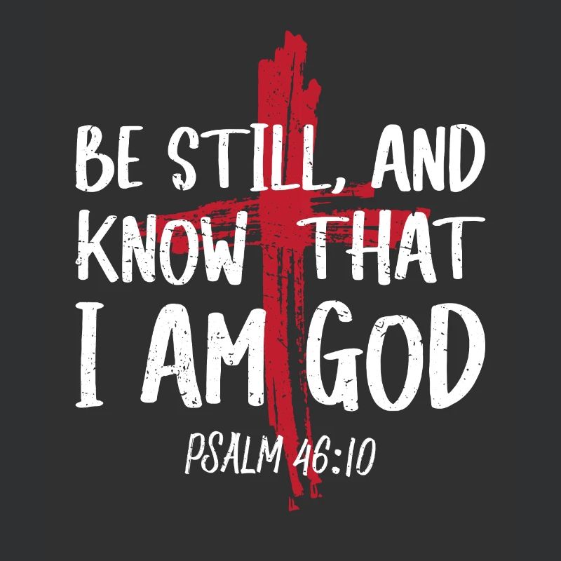 Be silent and know that I am God Psalm