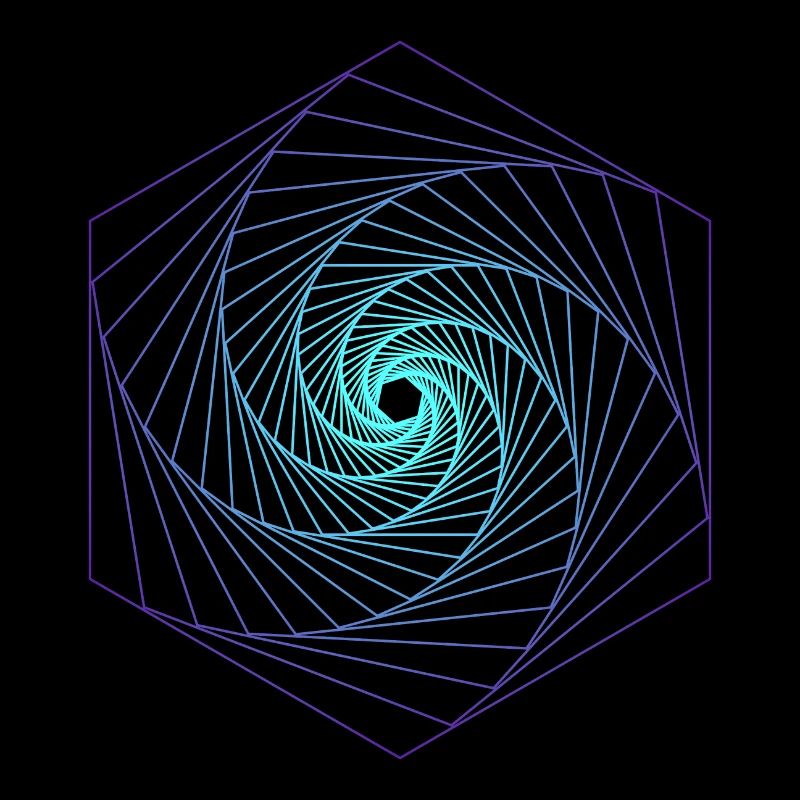 Heilige Geometrie Spiralle