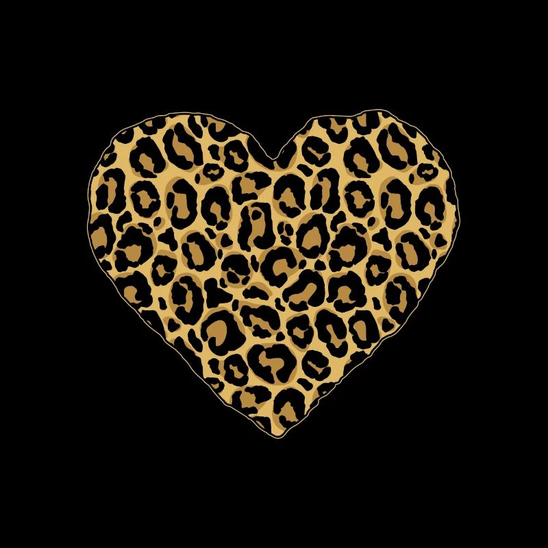 Heart leopard