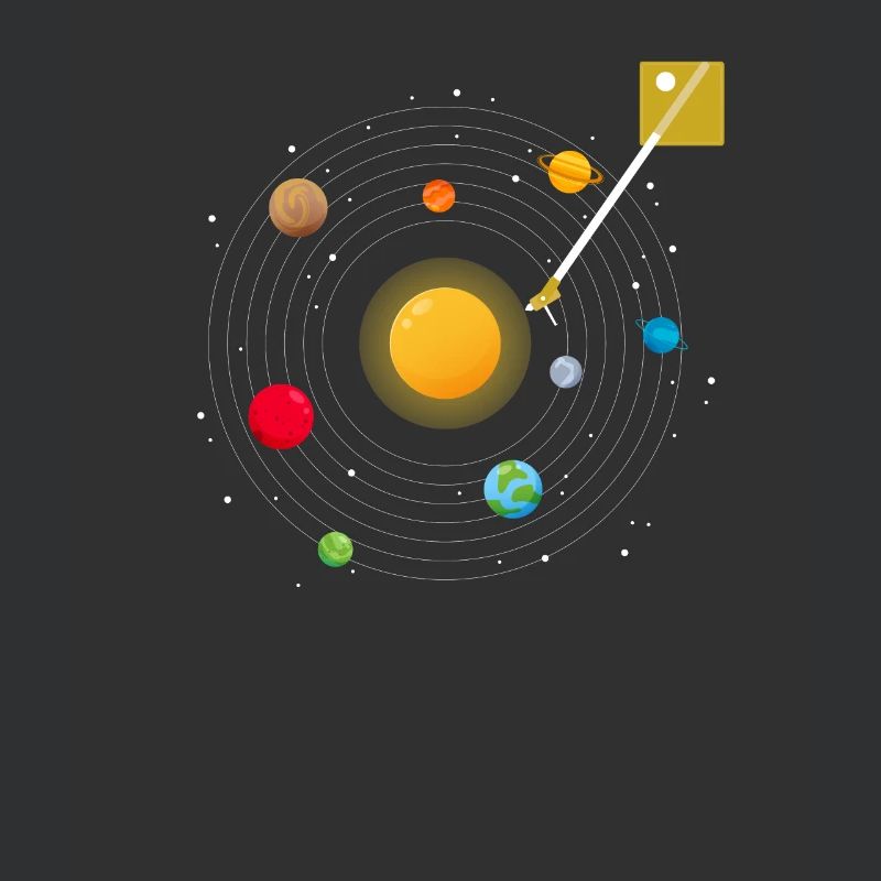 Table de mixage du système solaire Loop EDM Techno