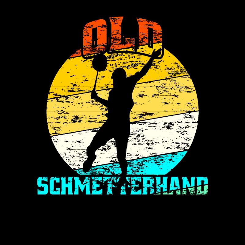 Old Schmetterhand Tennis oder Badminton Spieler
