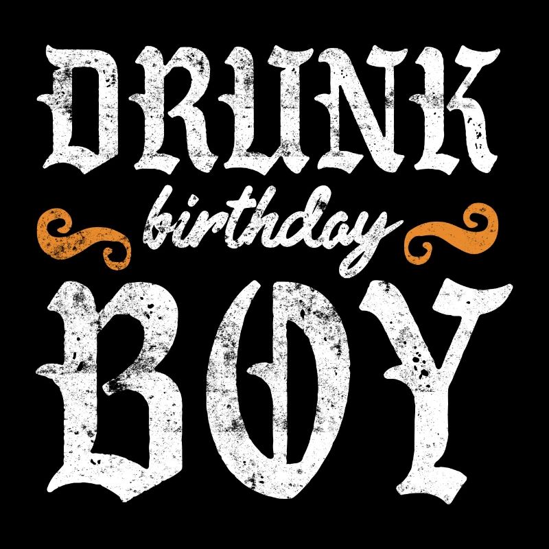 sort de garçon d’anniversaire ivre
