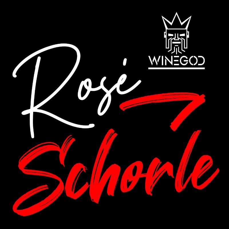 Winegod lustiger Spruch Rosé Schorle