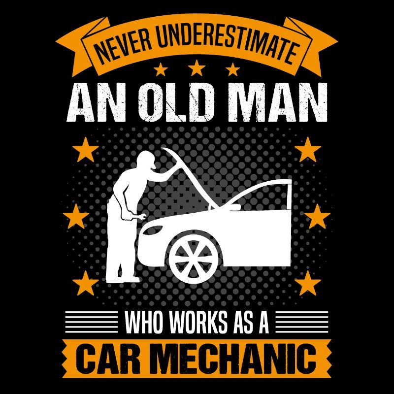 Automechaniker Alter Mann Spruch Herren Geschenk