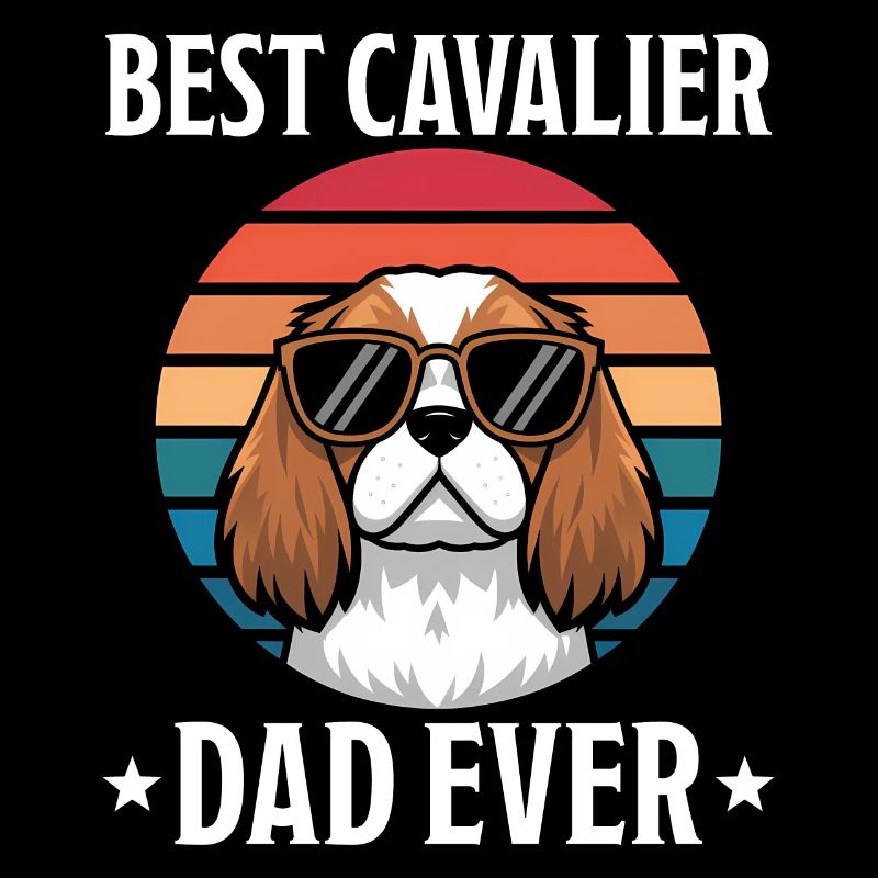 Cavalier King Charles Spaniel Disant Papa Cadeau
