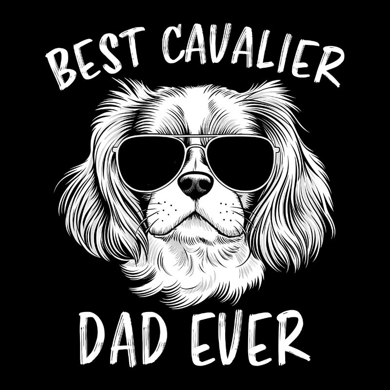 Cavalier King Charles Spaniel Disant Papa Cadeau