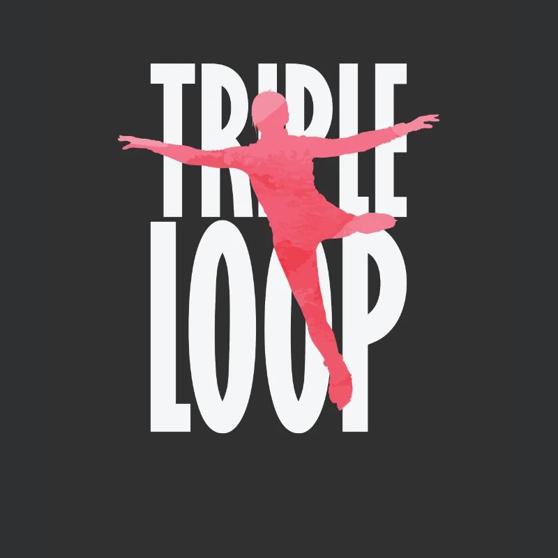Triple Loop Eiskunstlauf
