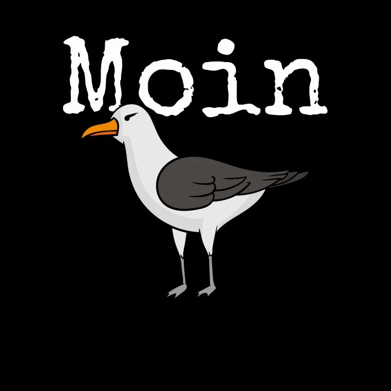 Moin, Möwe, Vogel Norddeutsch, Plattdeutsch