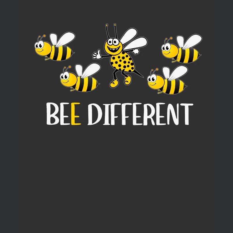 Be different - anders sein - Bienen Bee Fun süß