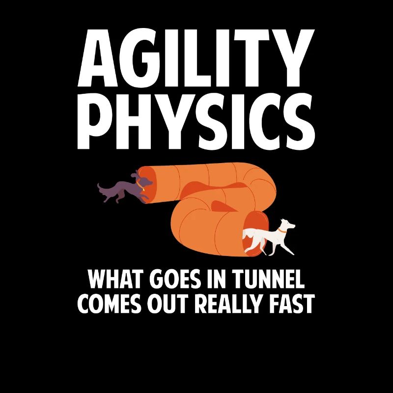 Dog agility physics, agility dog