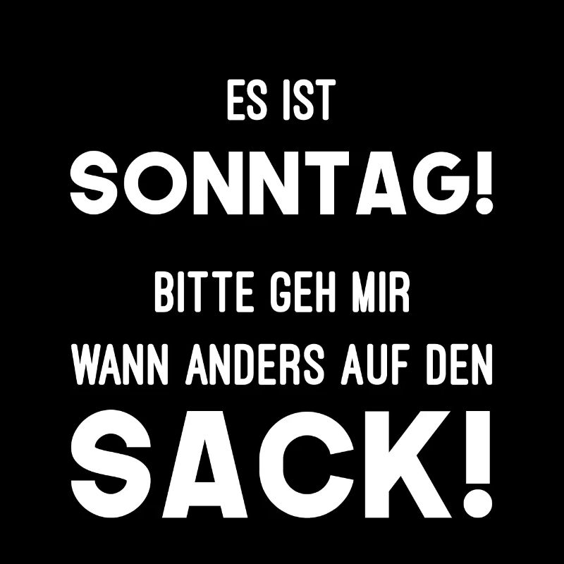 Sonntag Sack Nerven