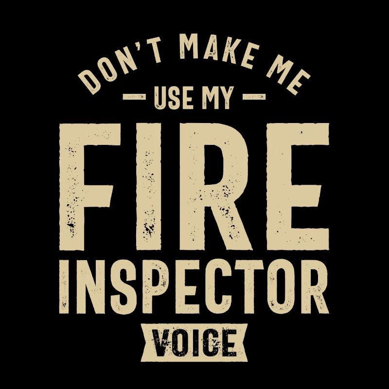 Feuerwehrinspektor Job Beruf Geburtstagsarbeiter
