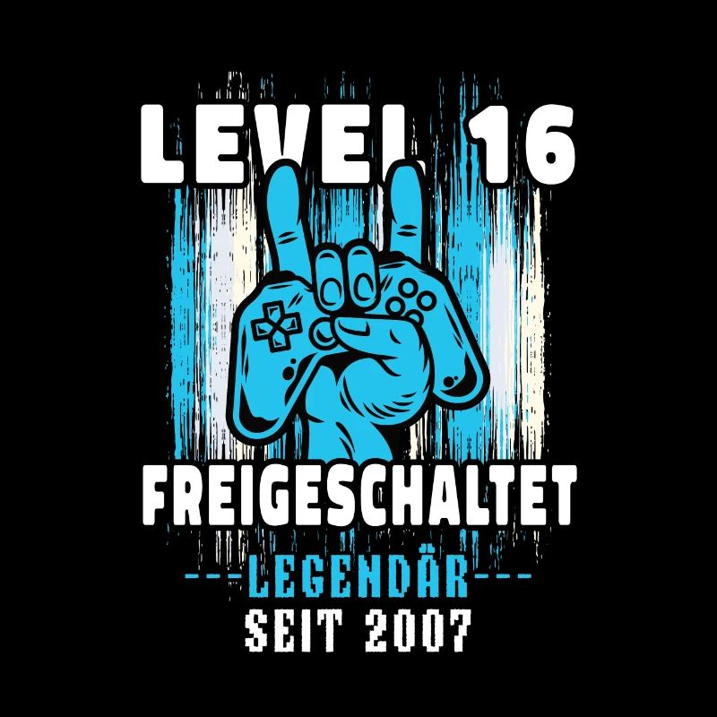16. Geburtstag Junge Level 16 Gaming Zocker Gamer