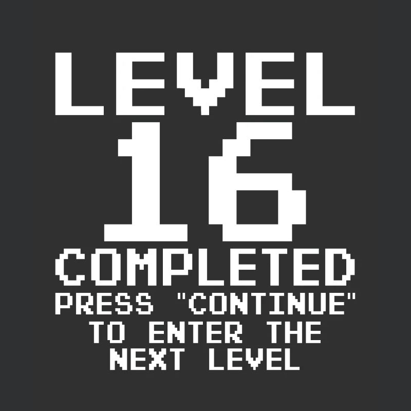 Level 16 Complete Gamer 16 Jahre Zocker