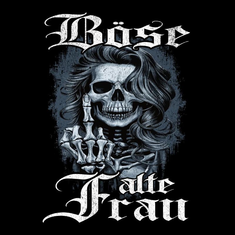 Evil Old Woman Skull