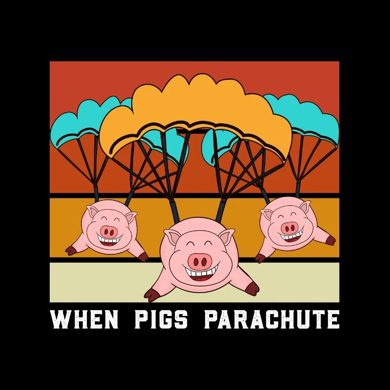 Fallschirm Springer schweine Spruch