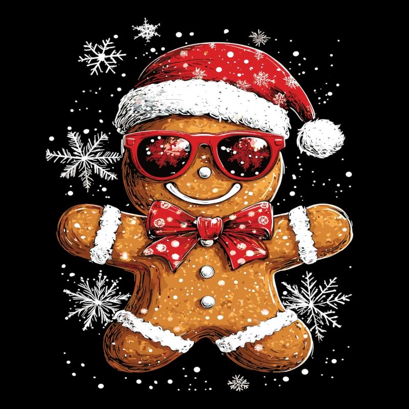 Lebkuchenmann Gingerbread Man Weihnachten Motiv
