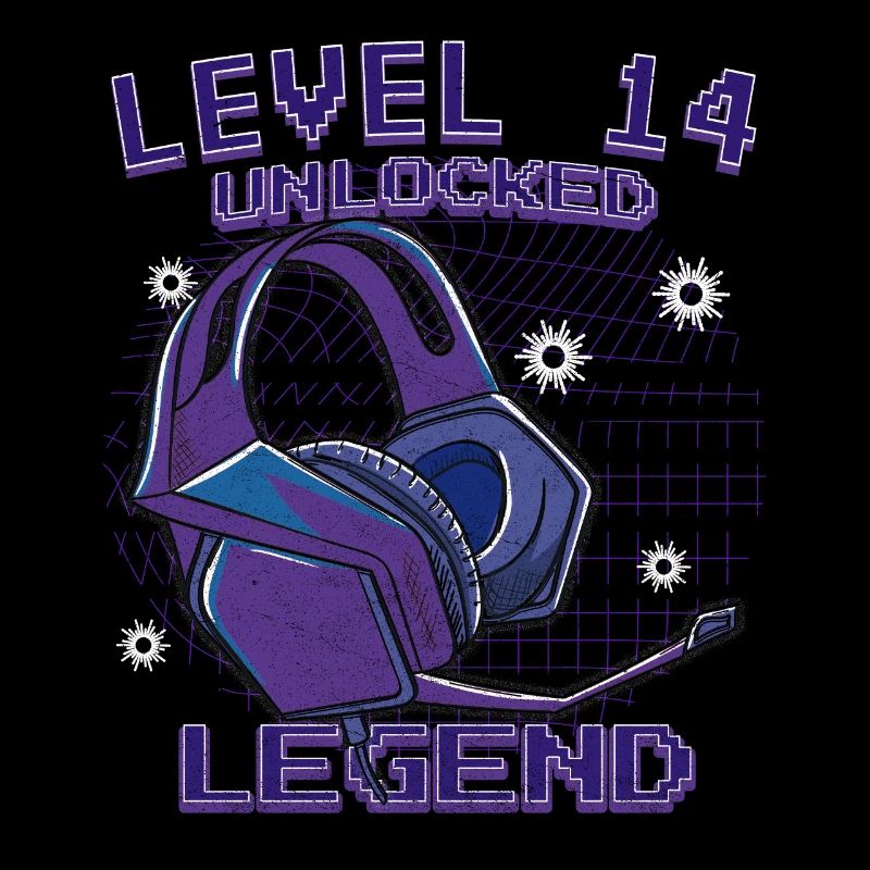Level 14 Unlocked Zocker 14 Geburtstag Geschenk