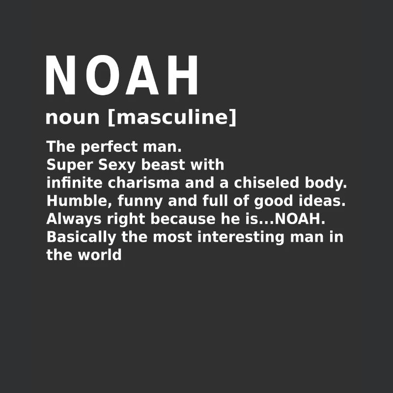 Conception du nom Noah