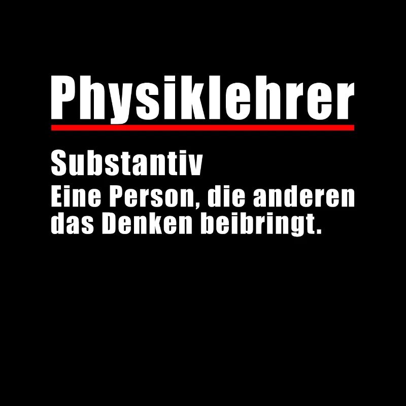 Physiklehrer Denken beibringt Physik Lehrer