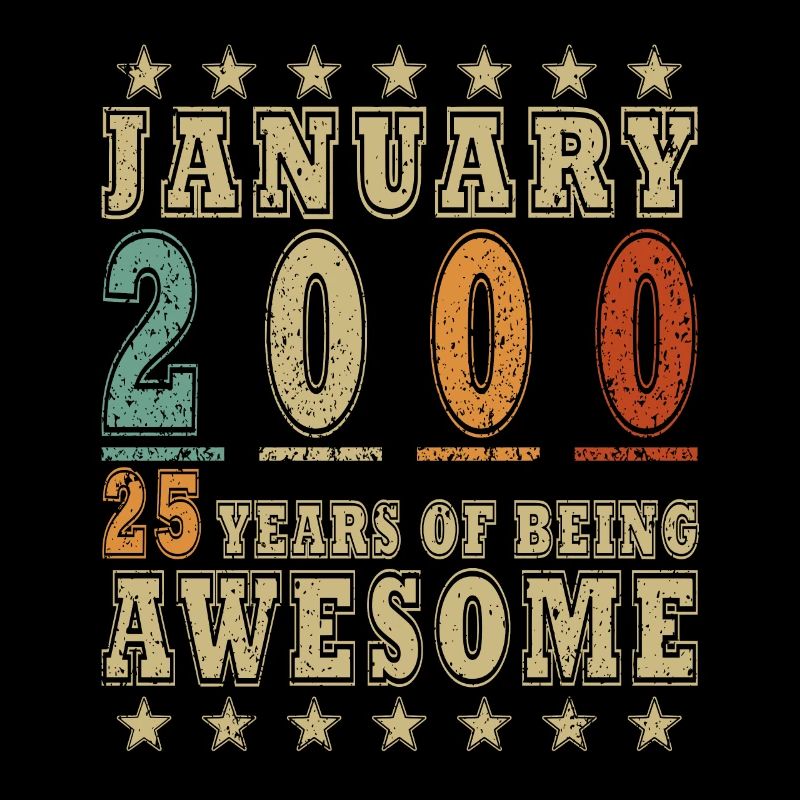 Janvier 2000 Anniversaire Janvier 2000 Cadeau 2000