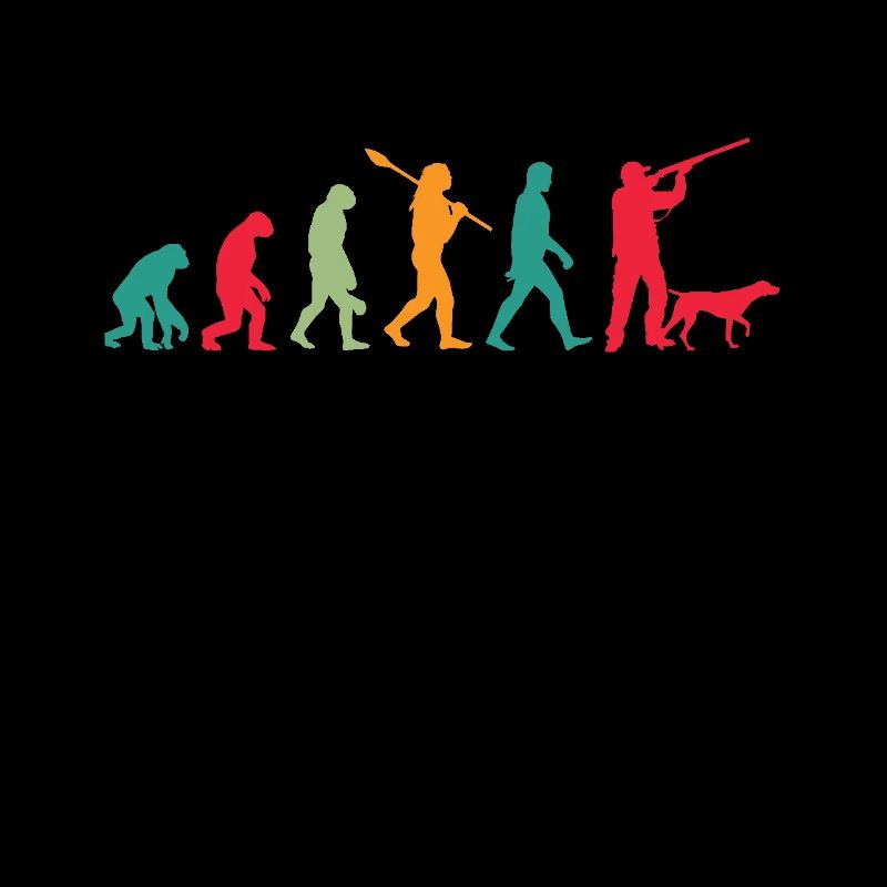 Evolution Jäger Jagd shirt Geschenk jagen