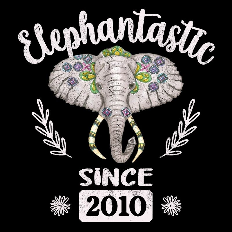Elephantastic since 2010, elephant head adorned