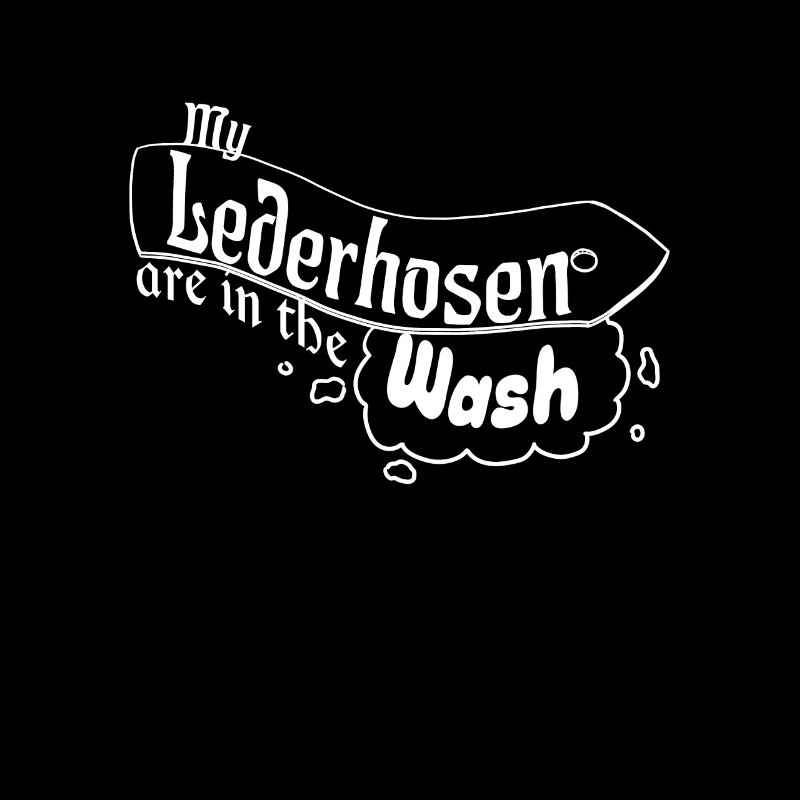 Lederhose die Grappig Bier zegt