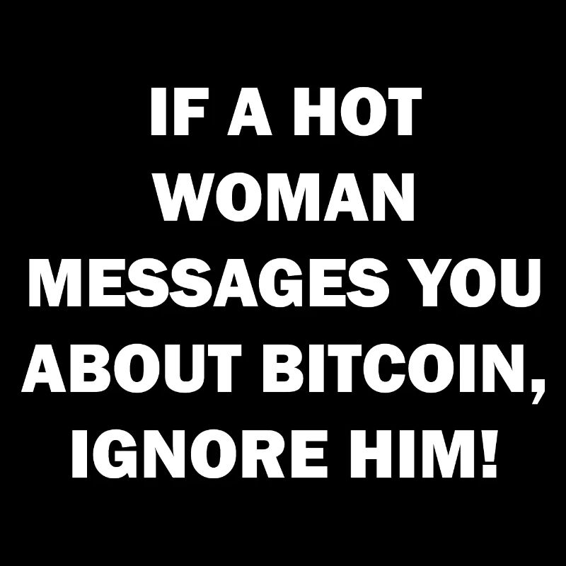 Lustiges Krypto Bitcoin Spruch Geschenk