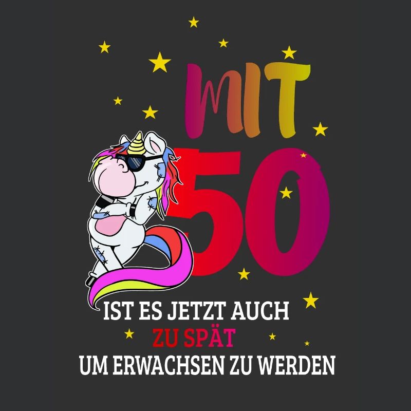 Zum 50. Geburtstag ein cooles Einhorn