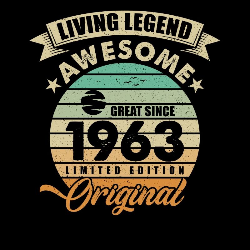 1963 Anniversaire Retro Orginal