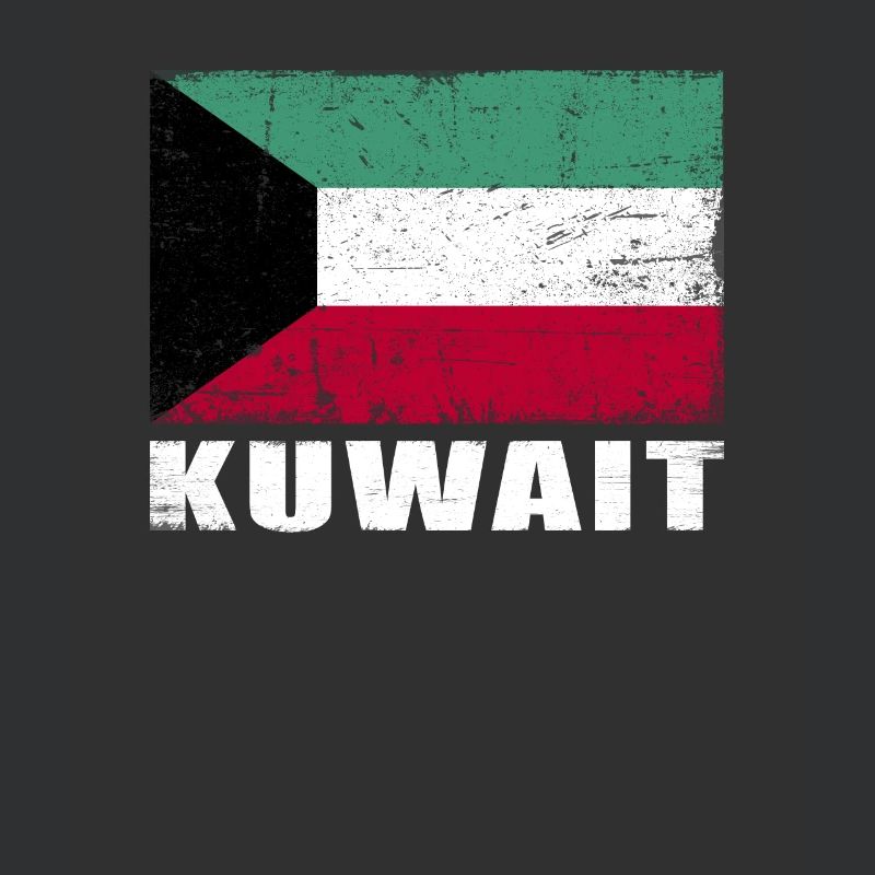 Drapeau du Koweït Grunge Drapeau du Koweït