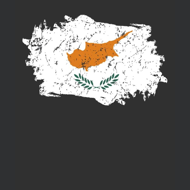 Drapeau de Chypre Grunge Drapeau de Chypre