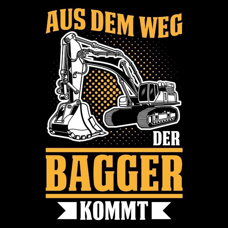 Der Bagger kommt Baggerfahrer Baustelle